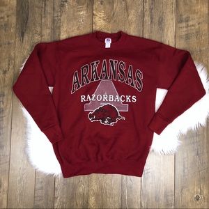 Vintage Arkansas Razorbacks Big Graphic Sweatshirt